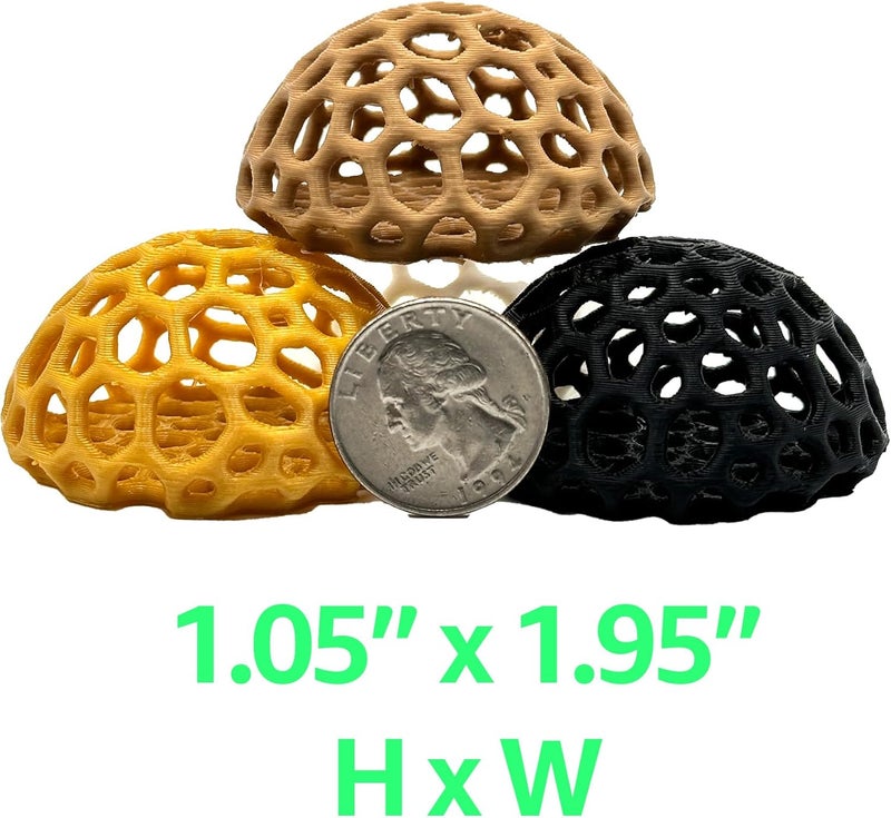 CTWPets Store Shrimp Dome Hide - Aquarium Cherry Shrimp Hide - Cherry Shimpe Hide (Honey Gold) - Image 3